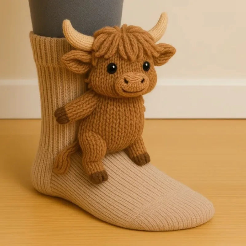 3D Animal Cozy Socks