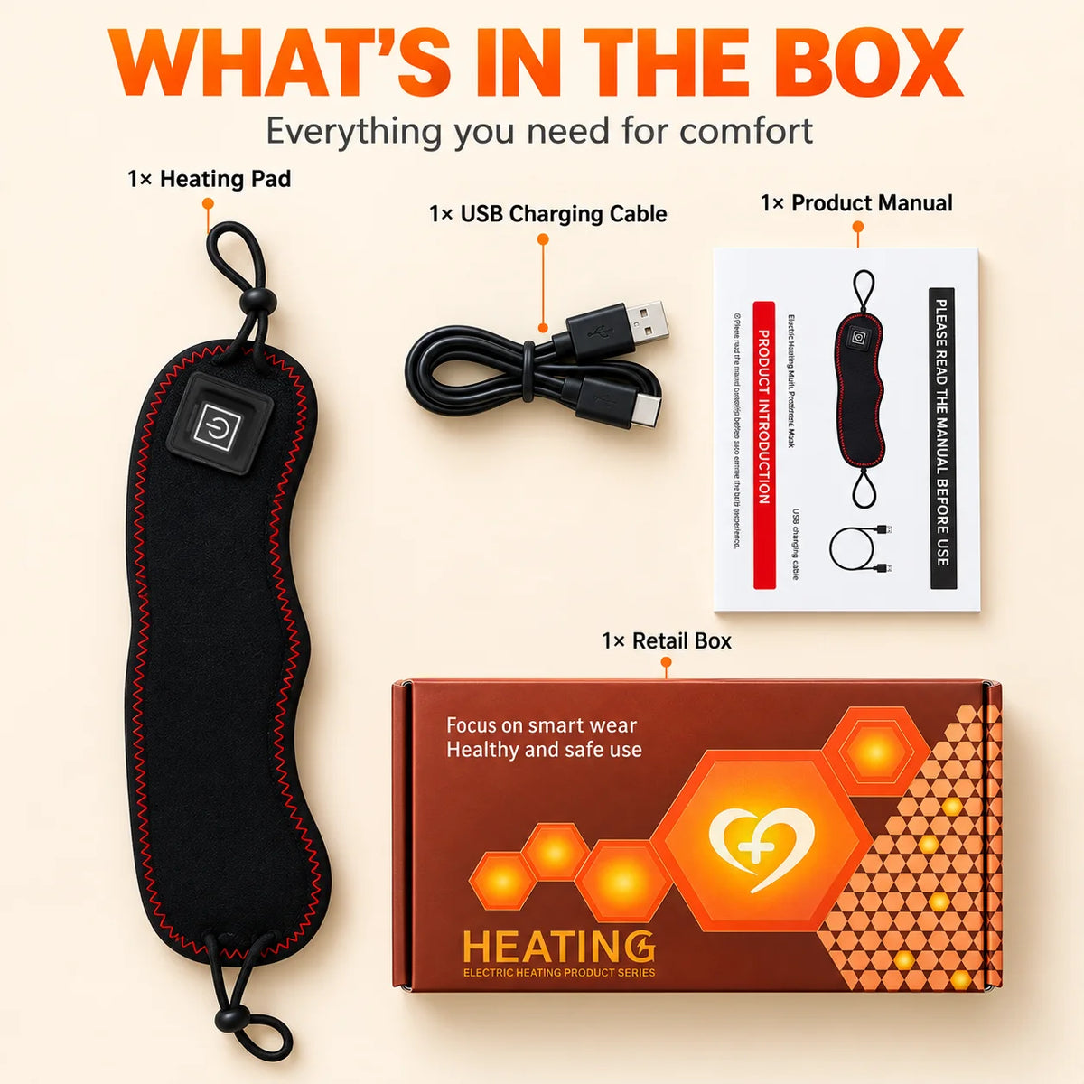 Wearable Red Light Nose Heating Pad