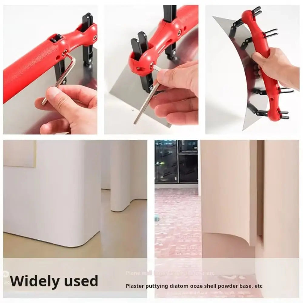 Adjustable Arc Wall Putty Scraper