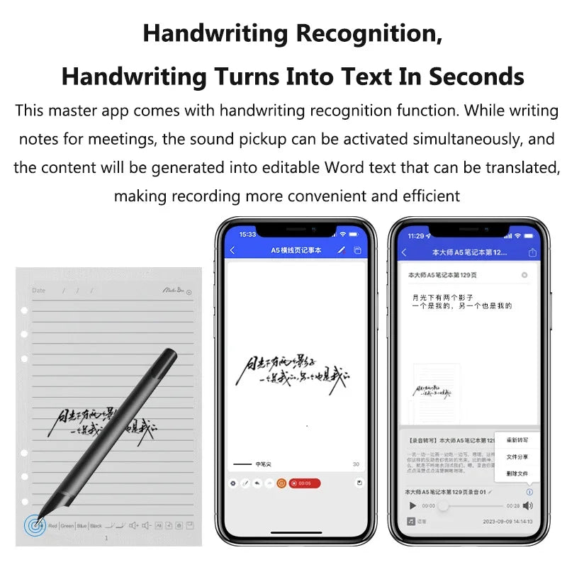 Bluetooth Electronic Digital Writing Pad With Pen