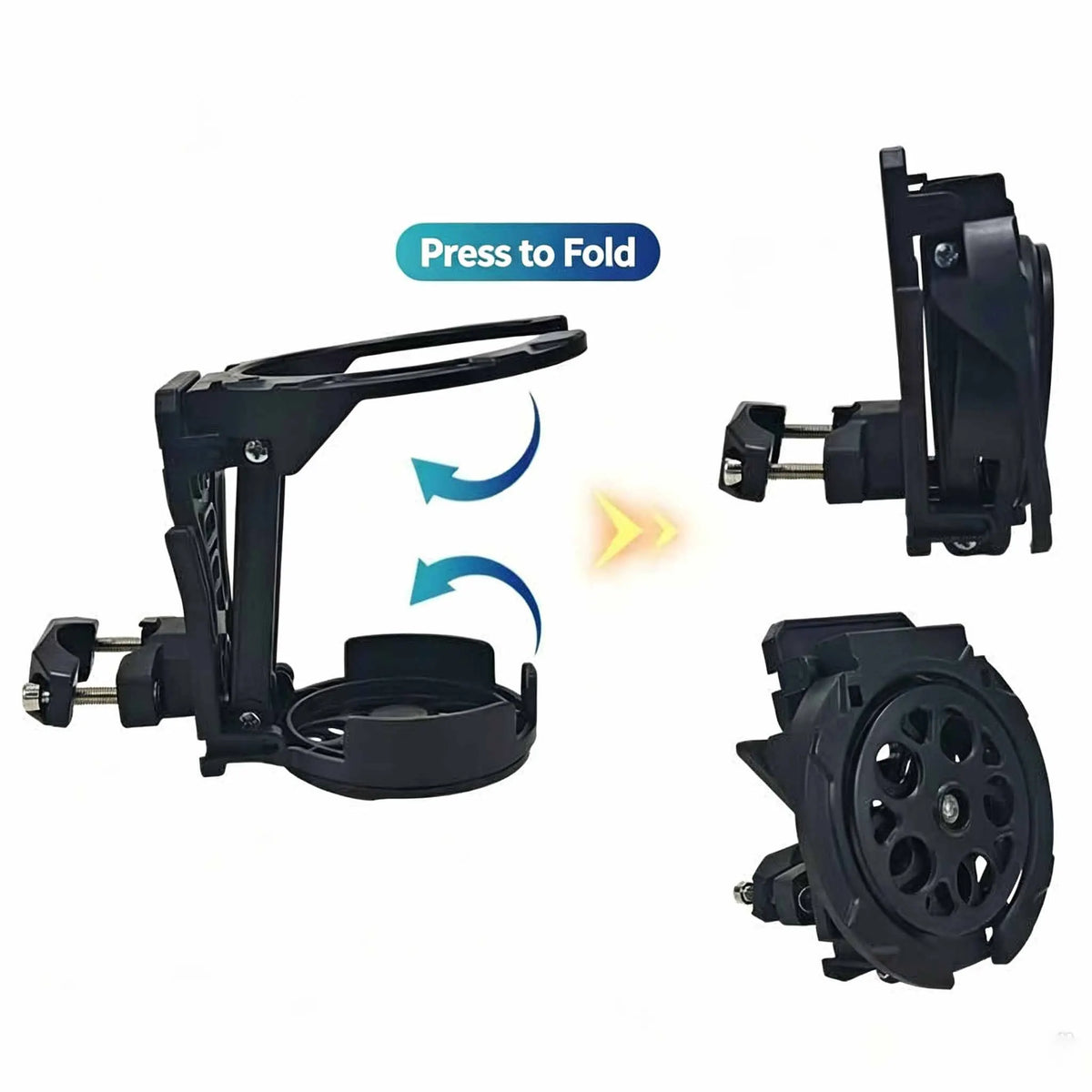 Compact Ride Foldable Cup Holder