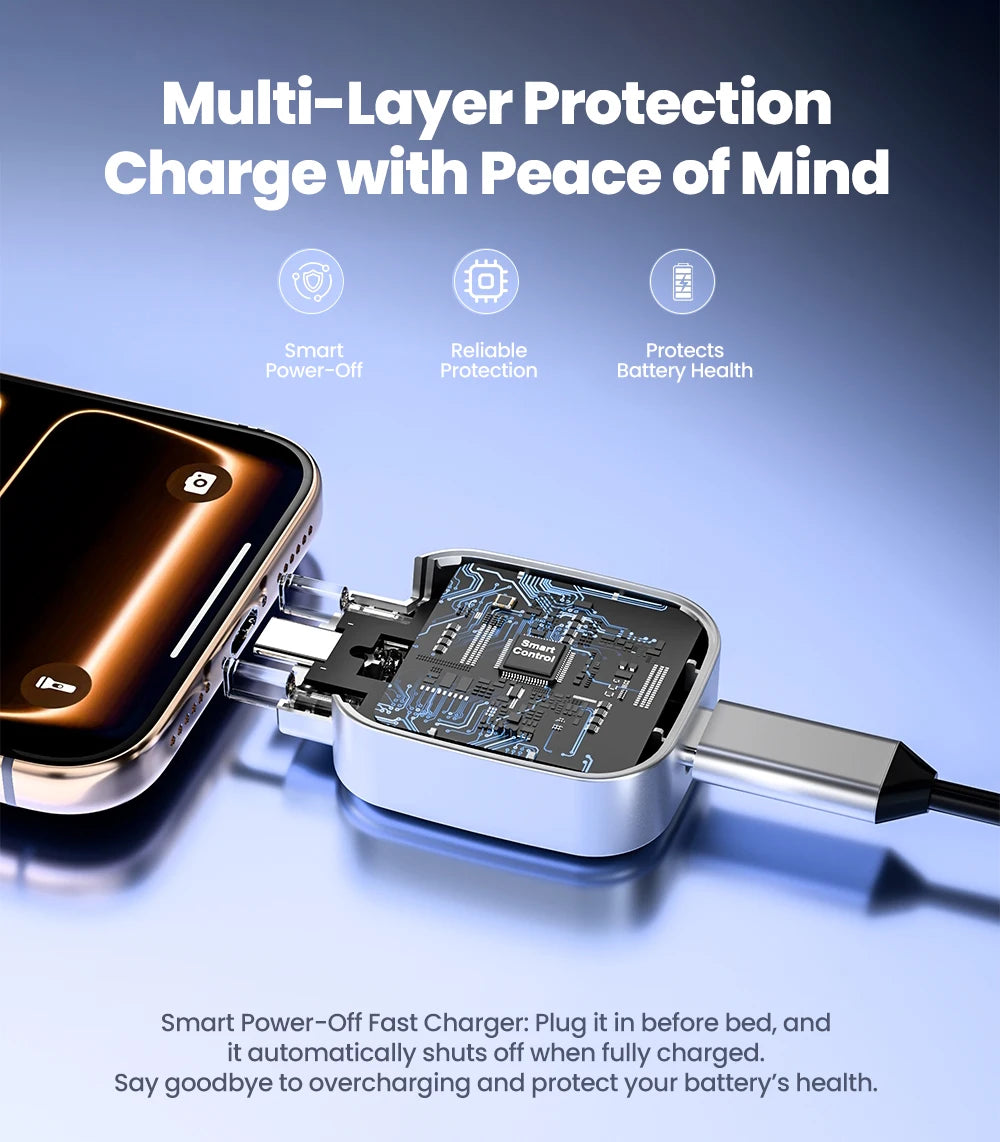 Type-C Auto Cut-Off Charging Adapter