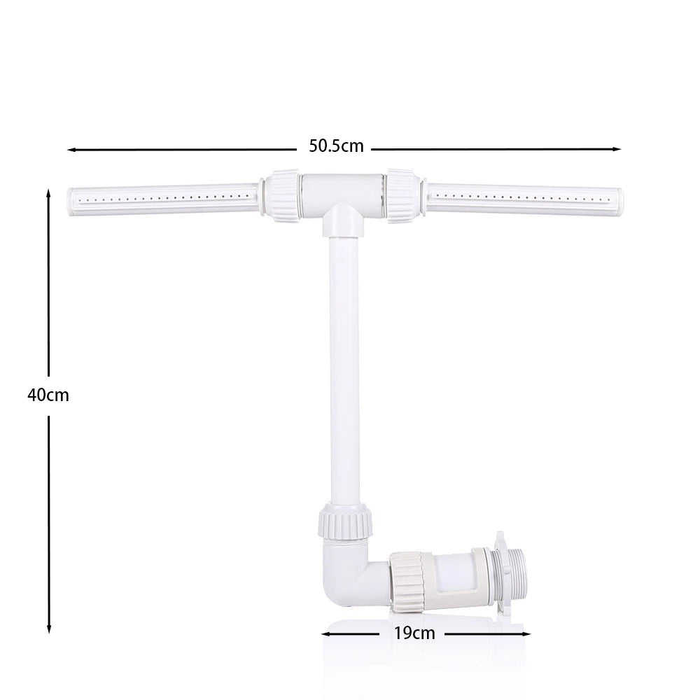 Dual Fountain Pool Water Sprinkler