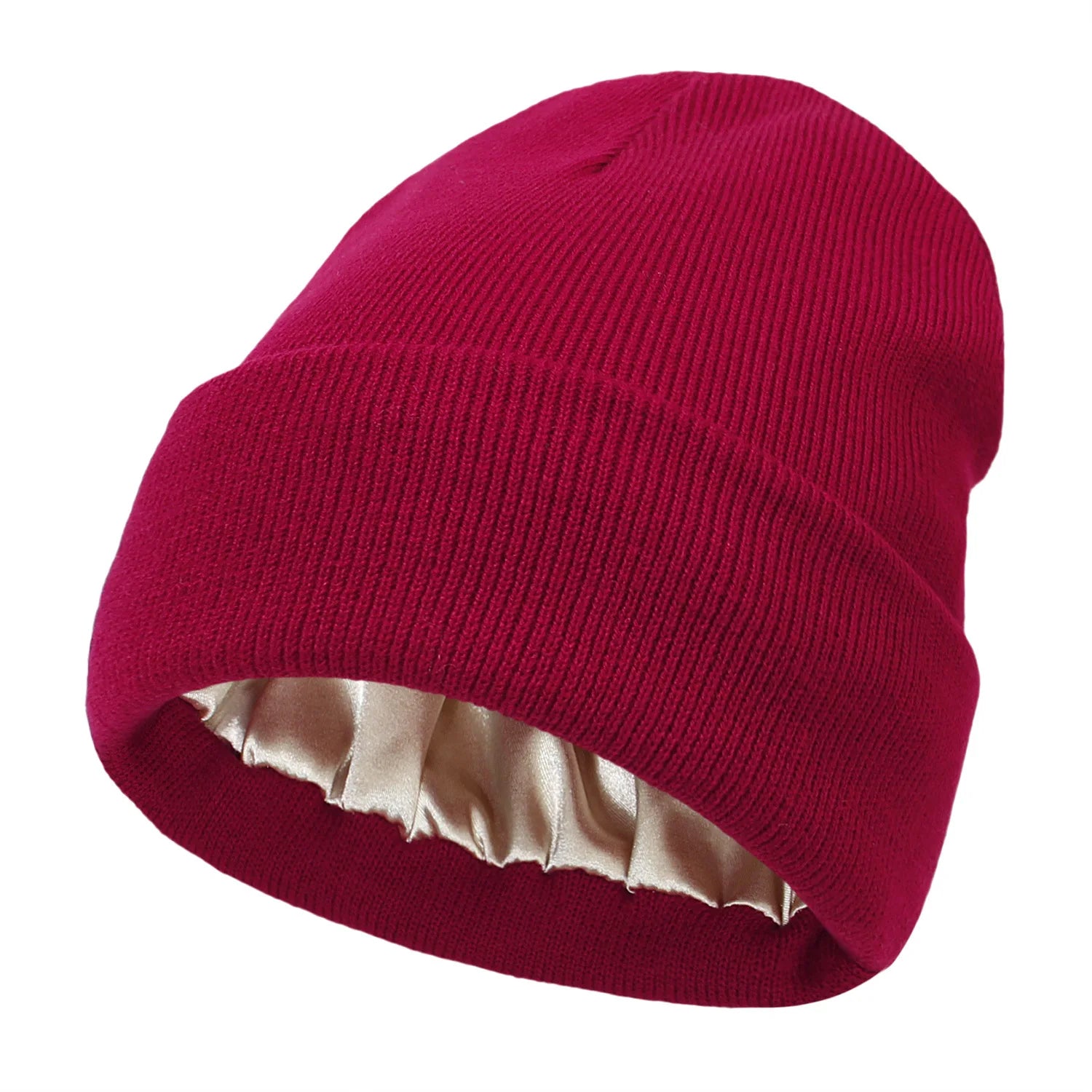 Winter Hat For Women Silk Satin Lined