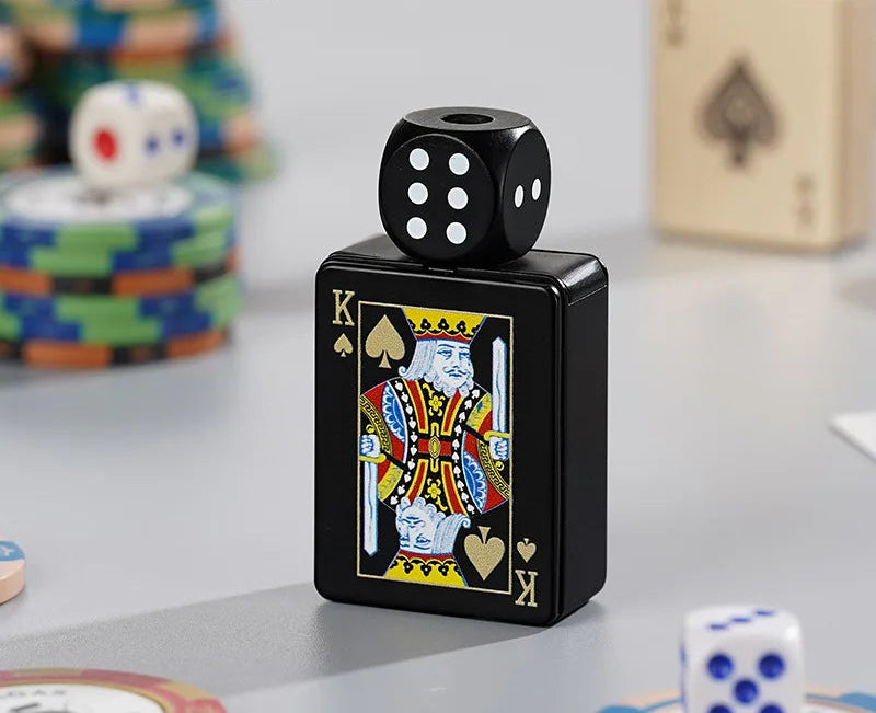 Poker Rotating Dice Lighter