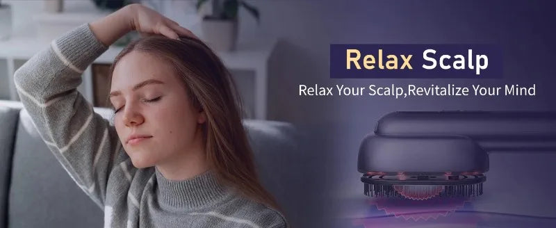 Vibration Mist Scalp Massager Comb