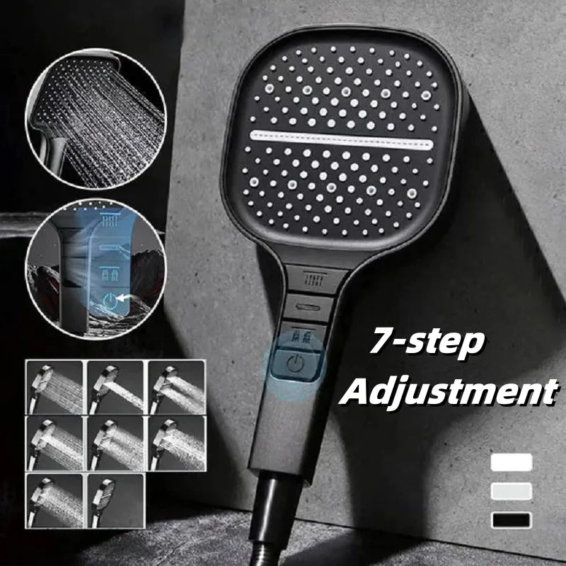 7 Modes Adjustable High-pressure Shower Head