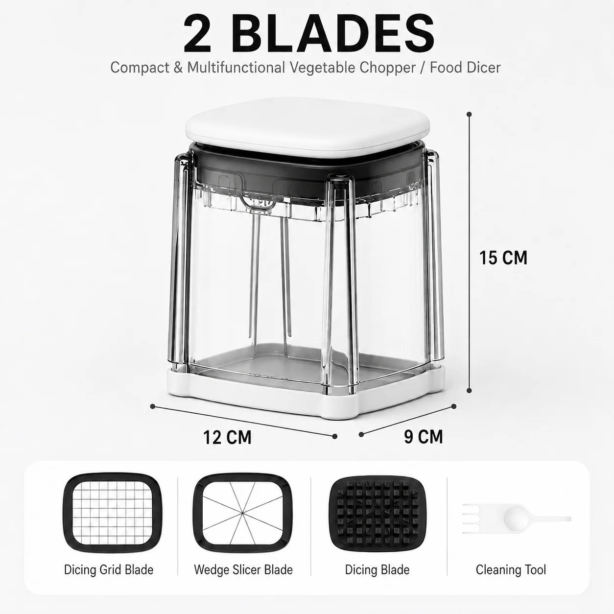 4-in-1 Multifunctional Vegetable Press Chopper