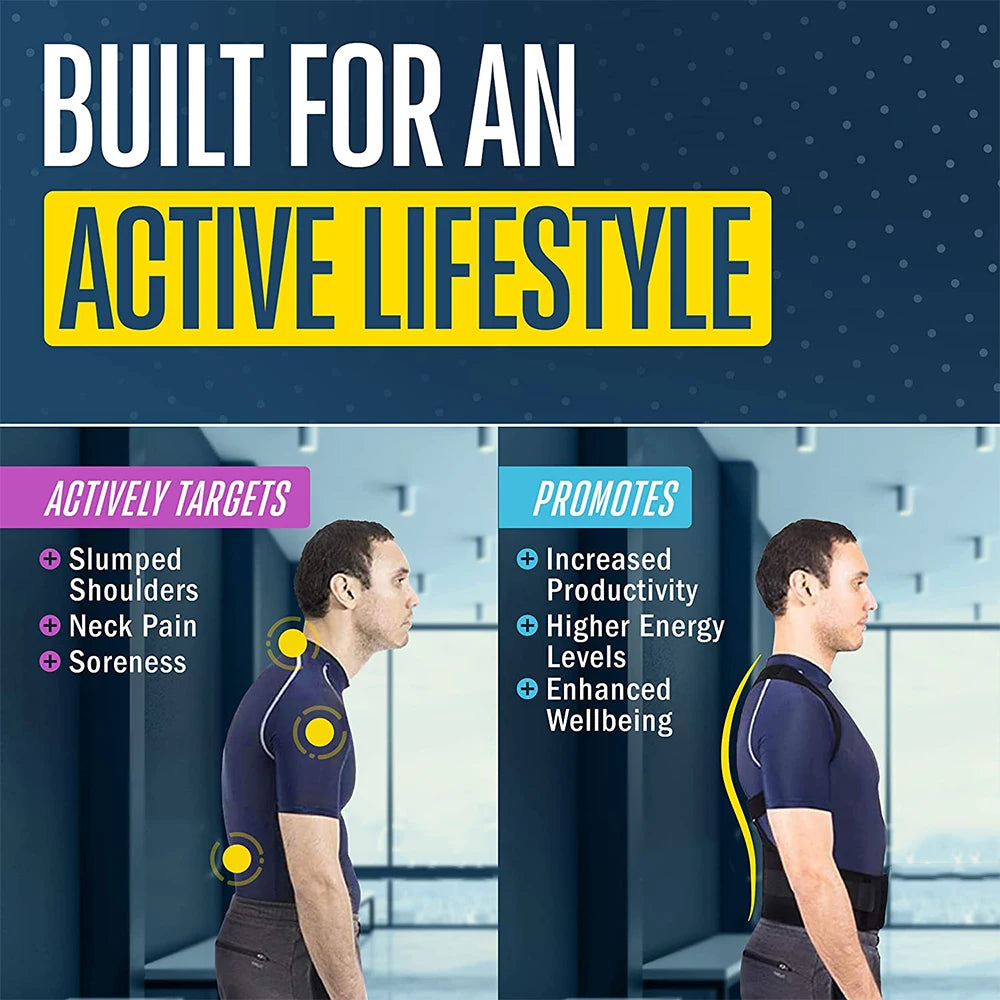 Ergonomic Adjustable Posture Corrector Belt