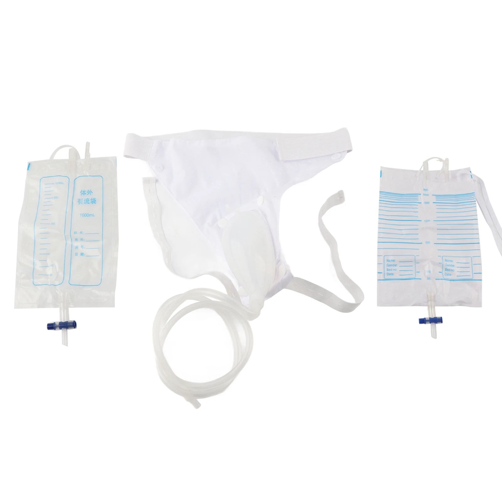 Silicone Adults Urine Collector with Catheter Bag