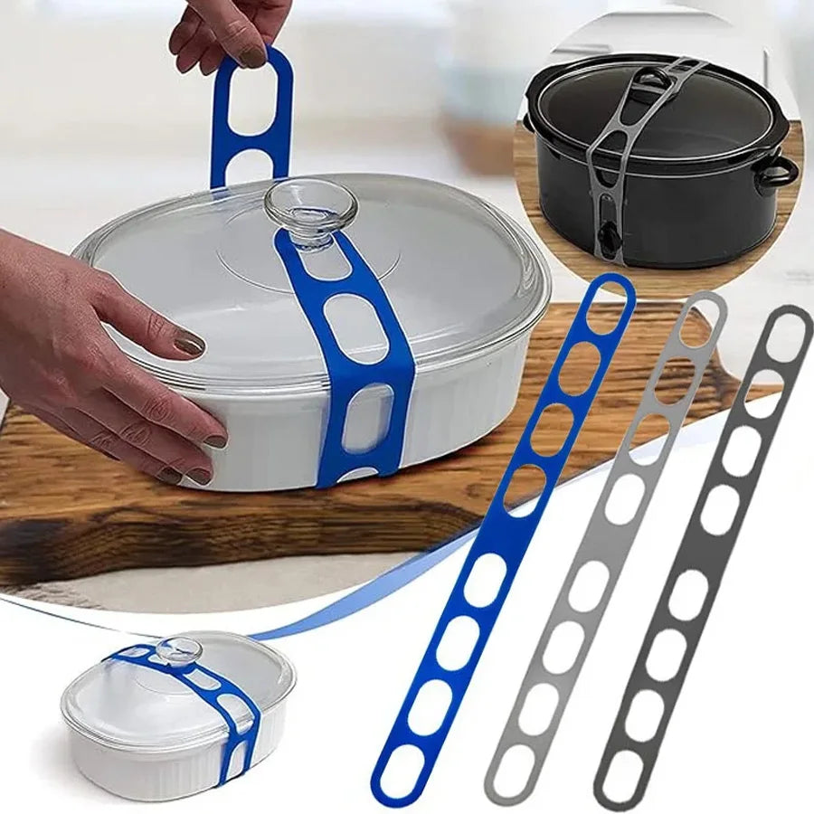 Reusable Silicone Lid Strap