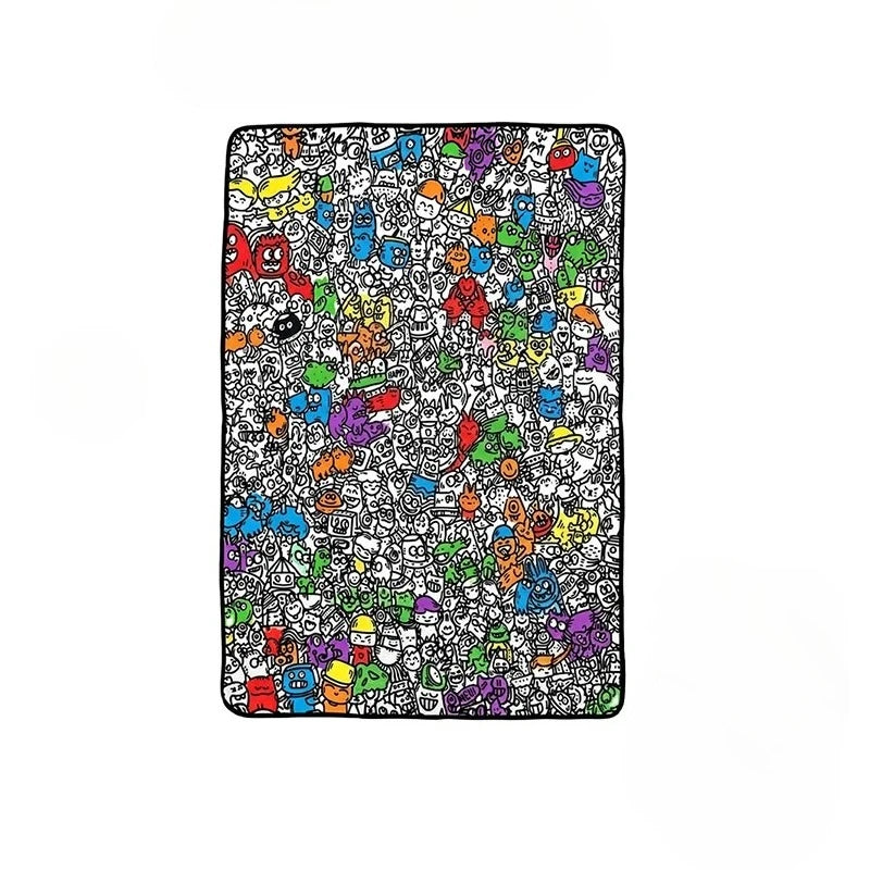 Creative Graffiti Coloring Blanket