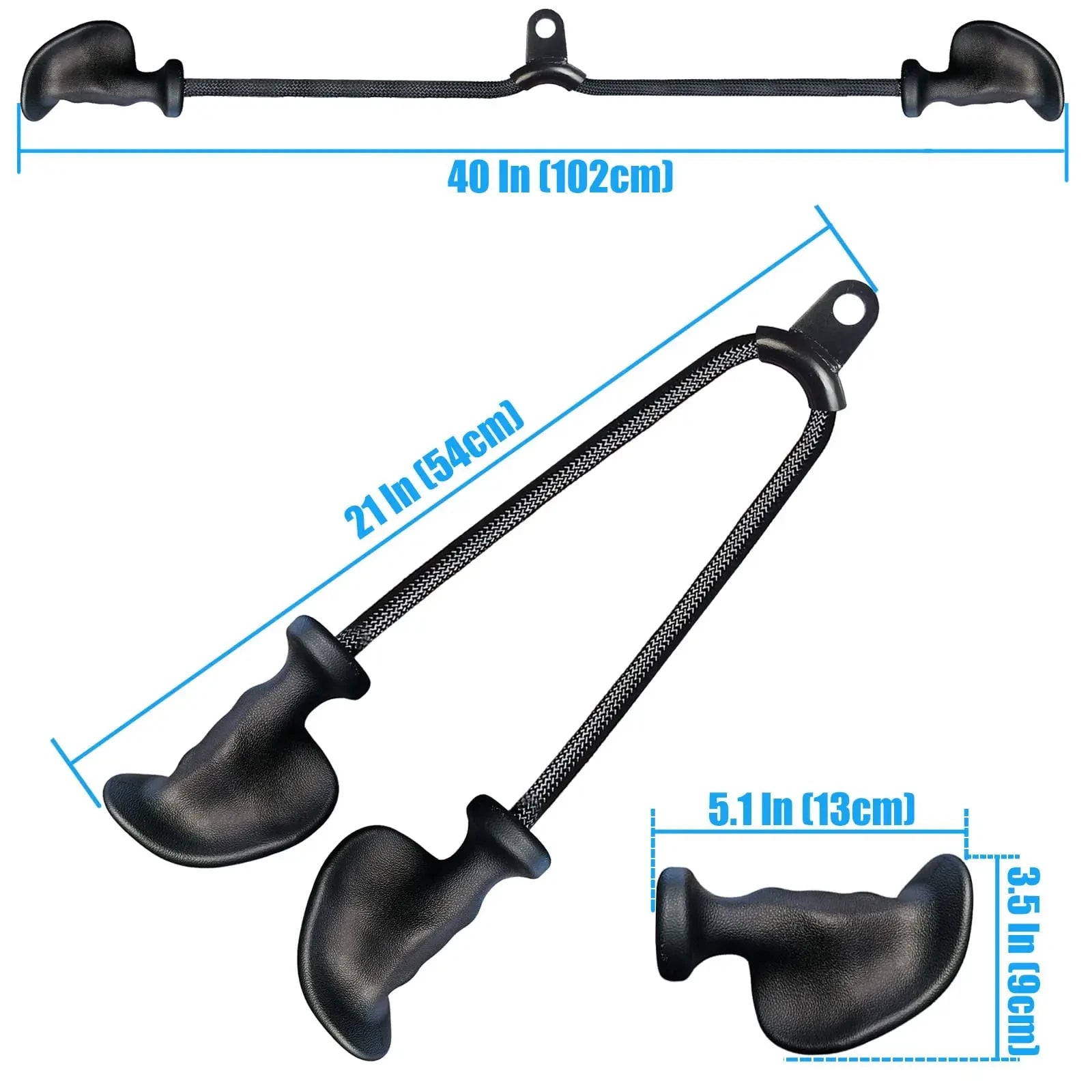 Ergonomic Triceps Rope