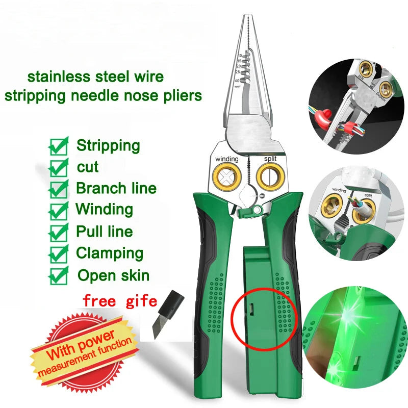 Multi-Functional Wire Stripper with Tester Function