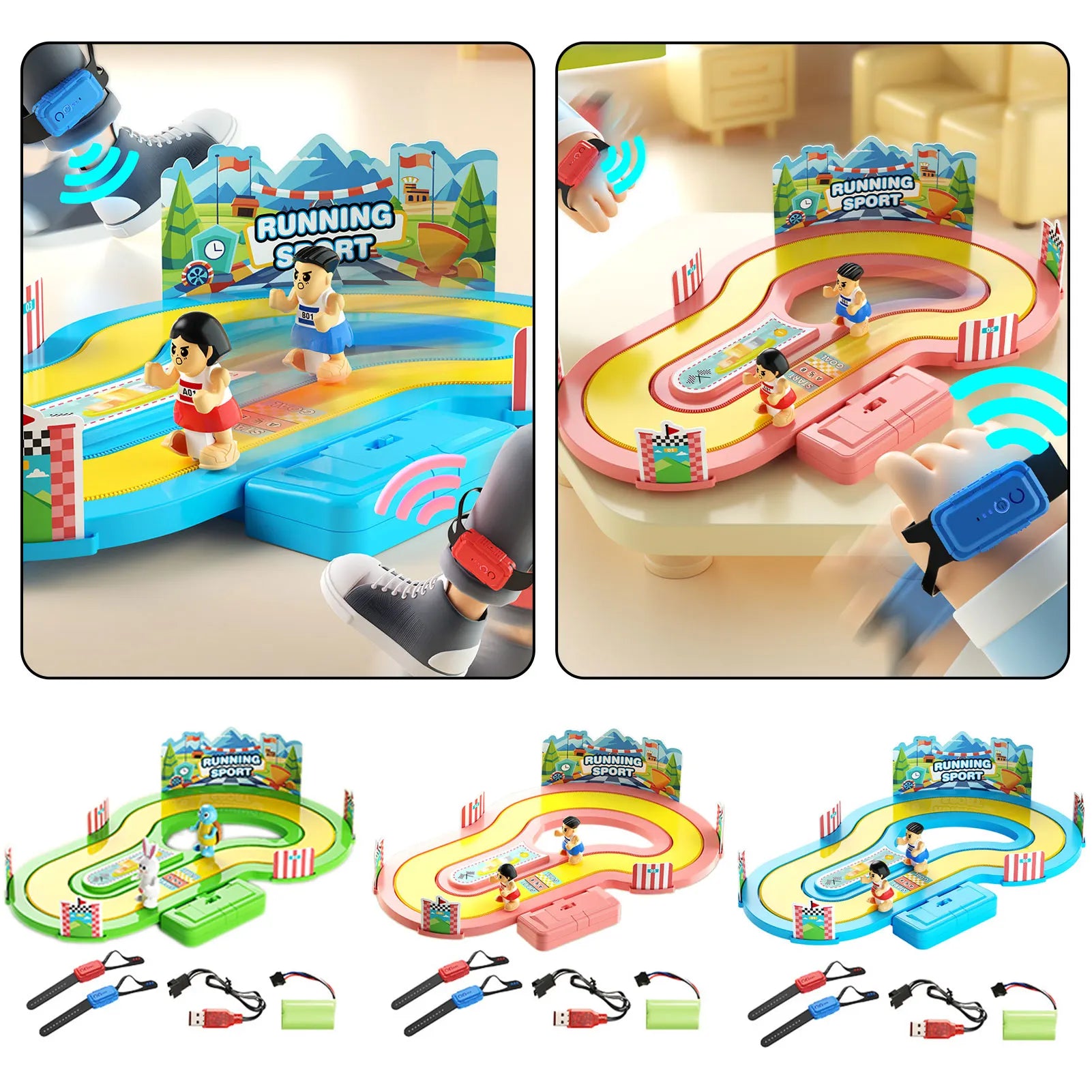 Wireless Interactive Motion Sensing Racing Board Game