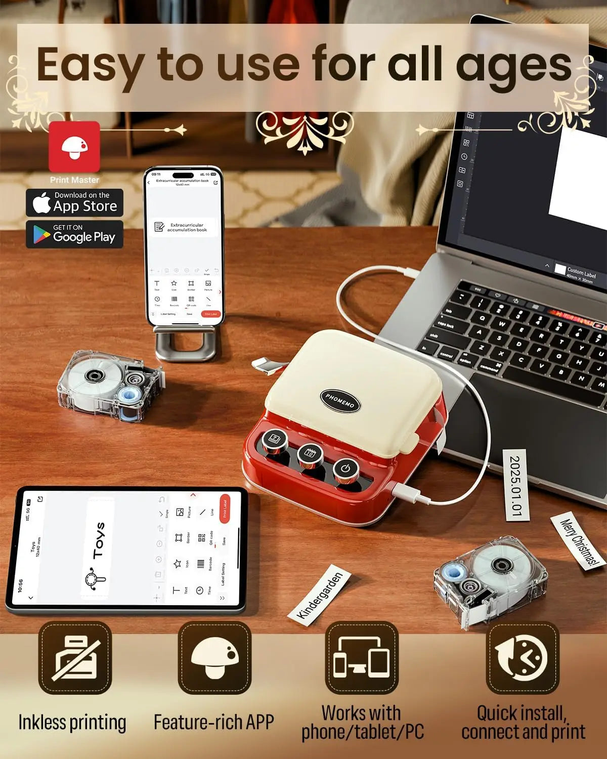 Portable Wireless Label Maker