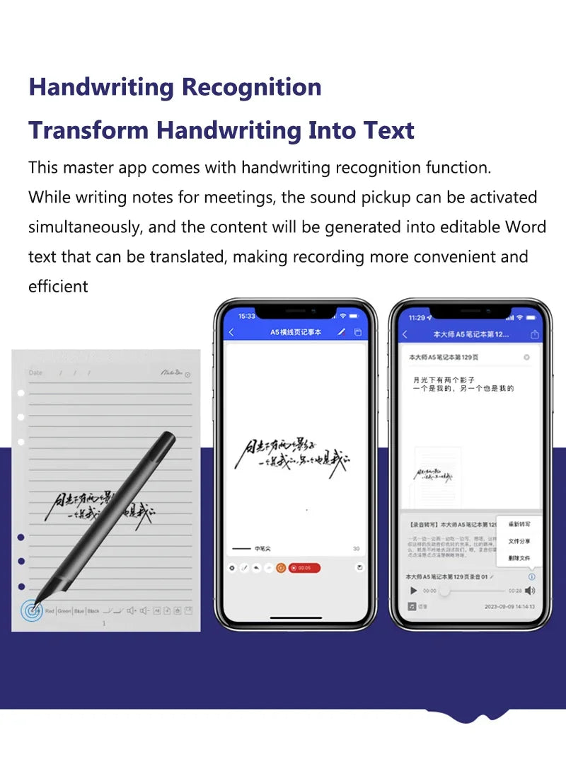 Bluetooth Electronic Digital Writing Pad With Pen