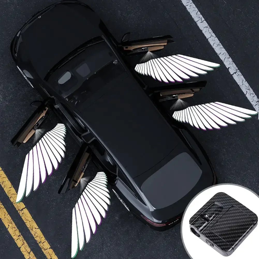 Wireless Angel Wings Car Door Projector