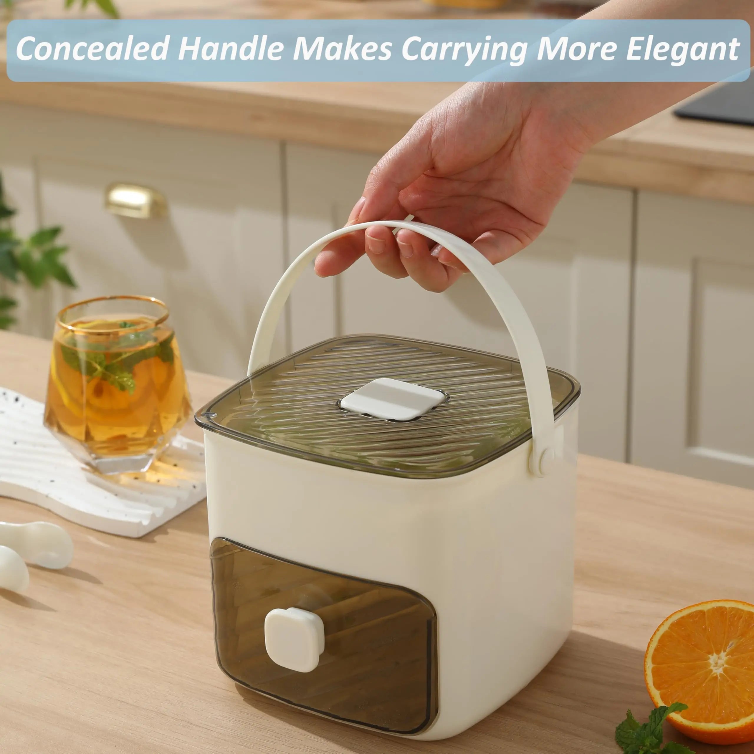 Double Layer Ice Cube Maker With Lid