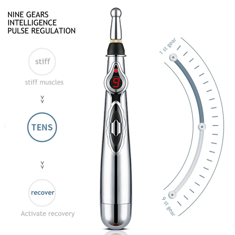 Multifunctional Acupuncture Massage Pen - 5 Heads