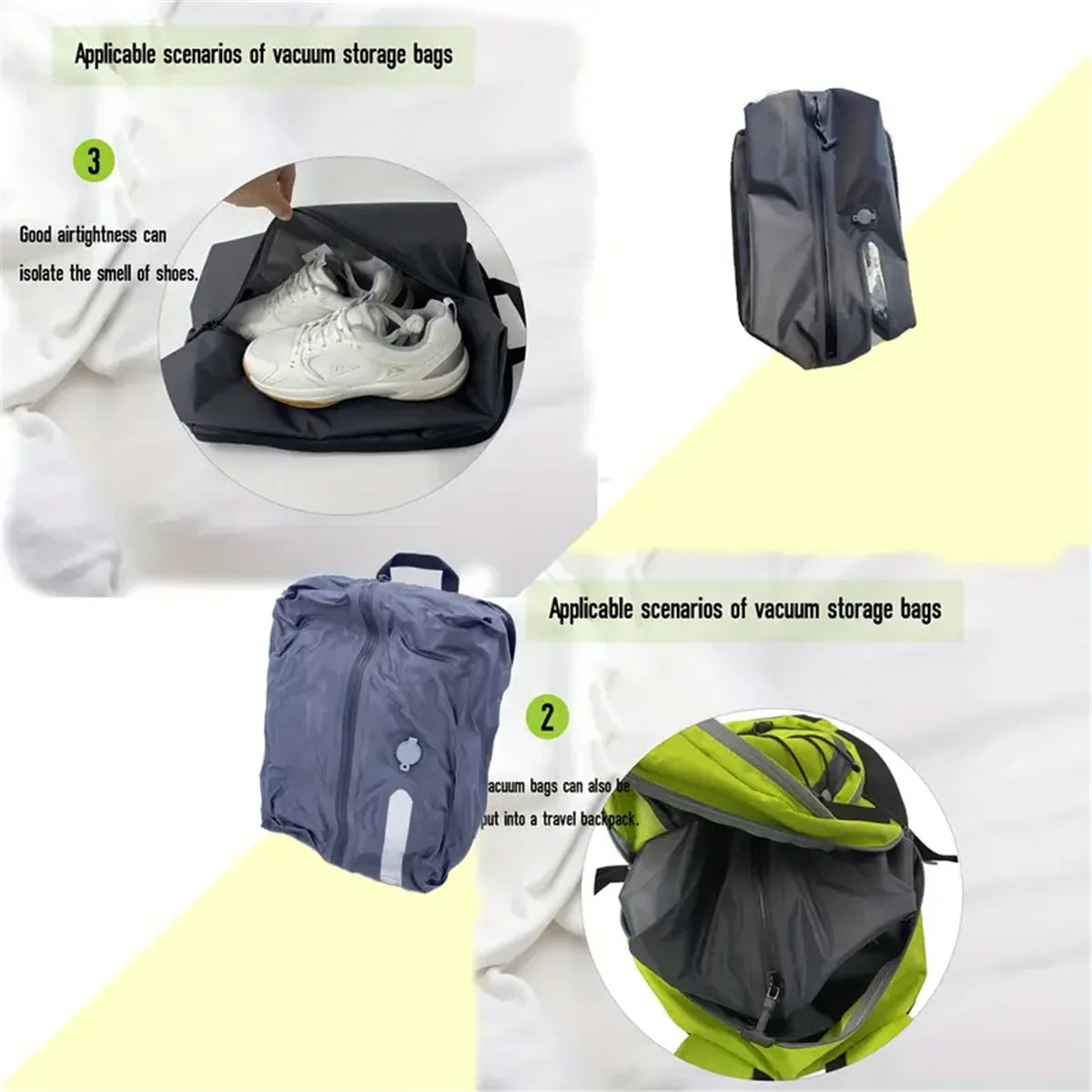 Vacuum Compression Luggage Bag