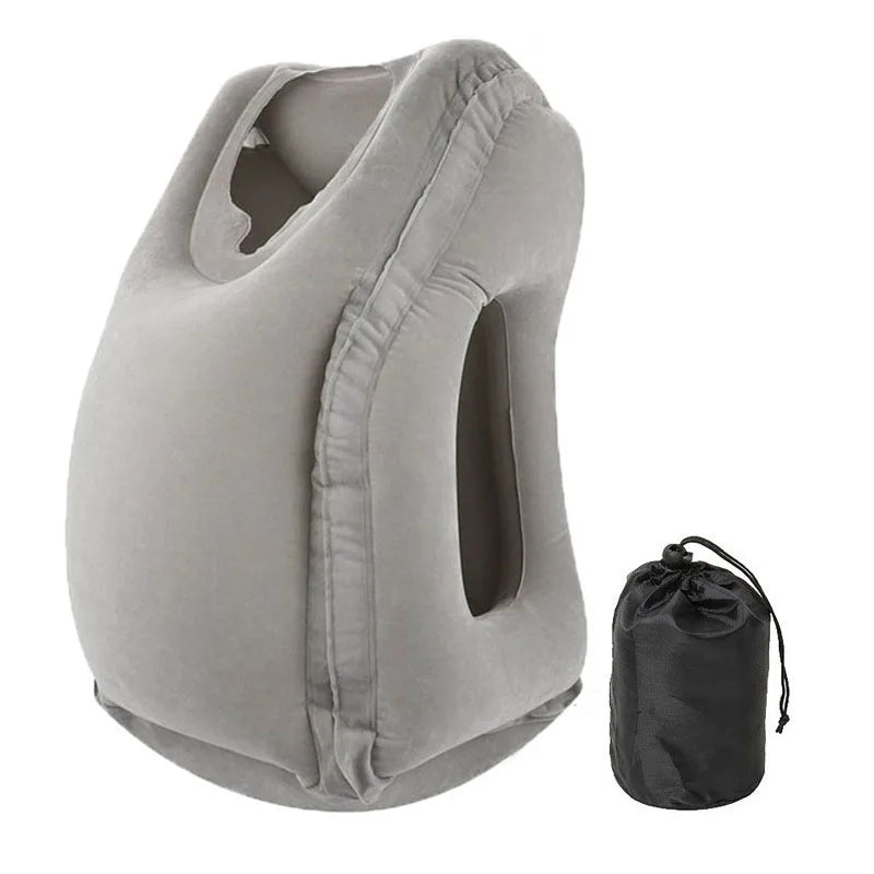 Inflatable Headrest Chin Support Pillow