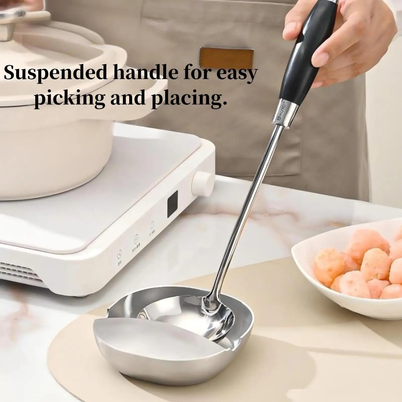 Stainless Steel Metal Spoon Rest