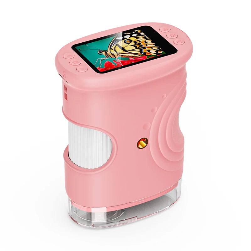 Pocket Microscope for Kids with 4K 2.0" Screen