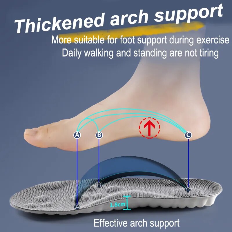 High Elasticity Latex Sport Insoles