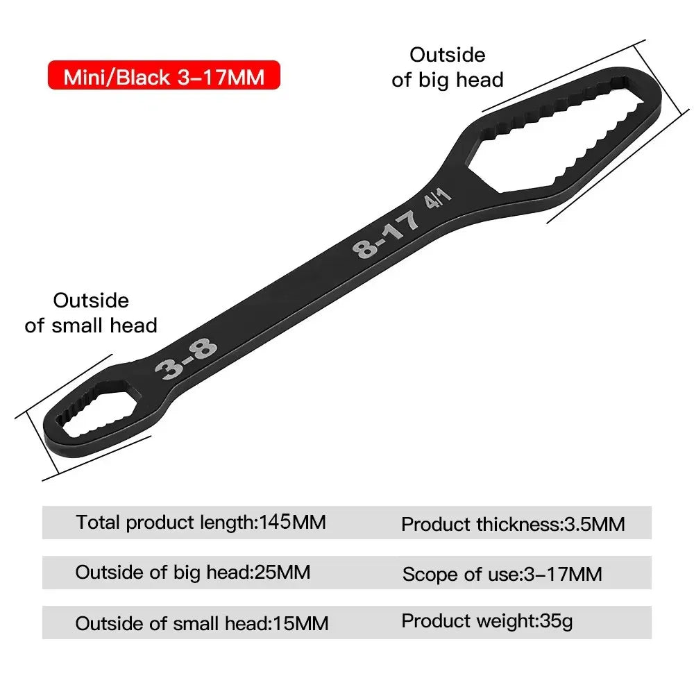 Universal Multi-size Double End  Wrench
