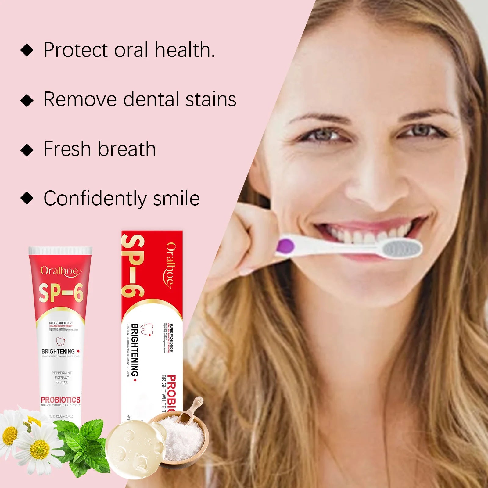 SP-6 Probiotic Whitening Toothpaste