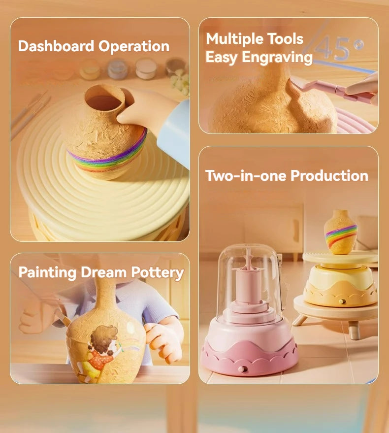 Kids Electric Pottery Machine