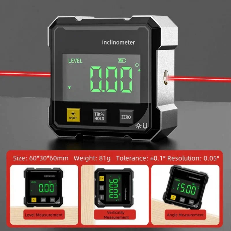 Magnetic Digital Laser Angle Ruler