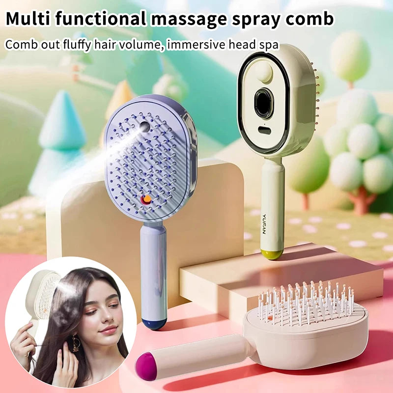 Multifunctional Spray Hair Brush