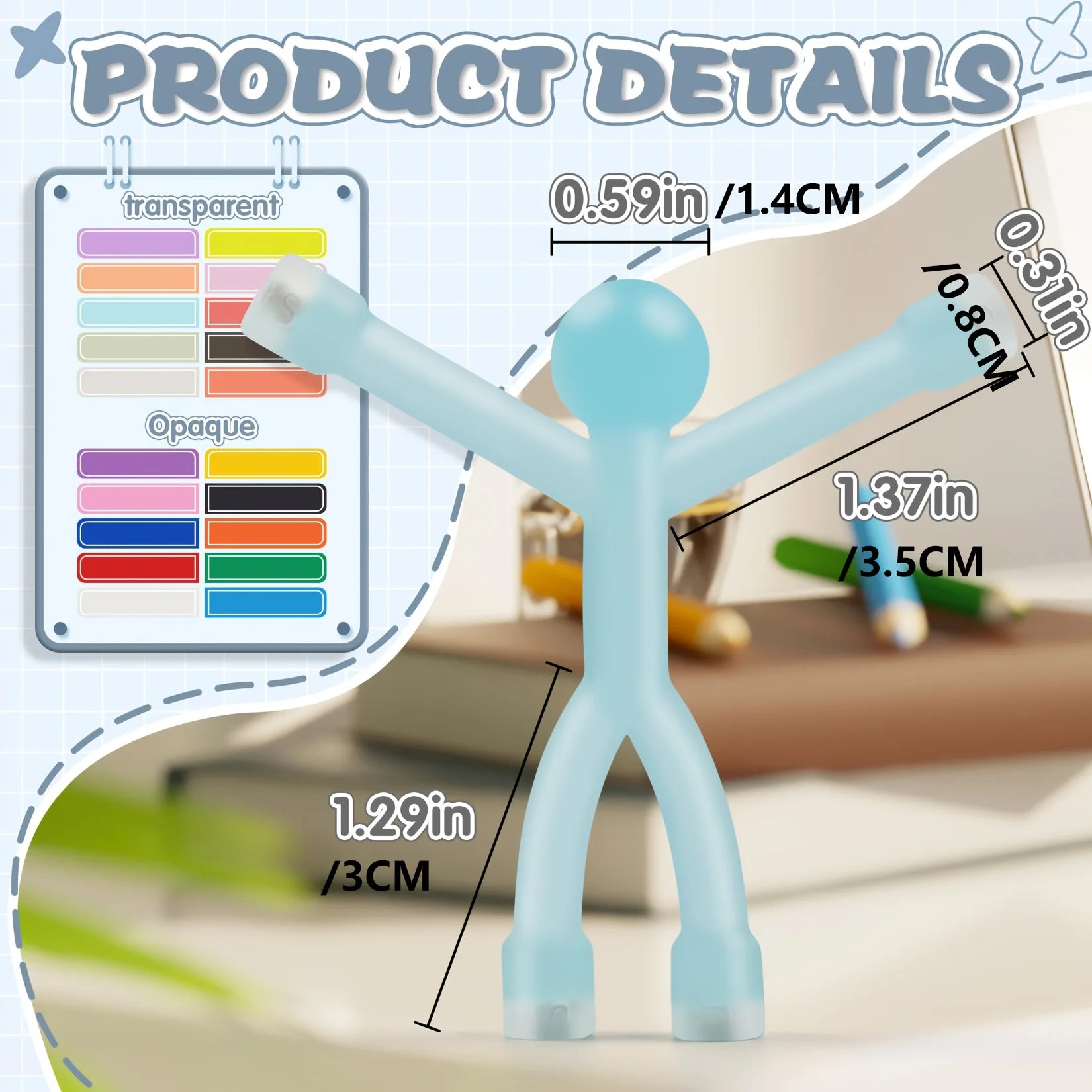 Magnetic Stick figure toy
