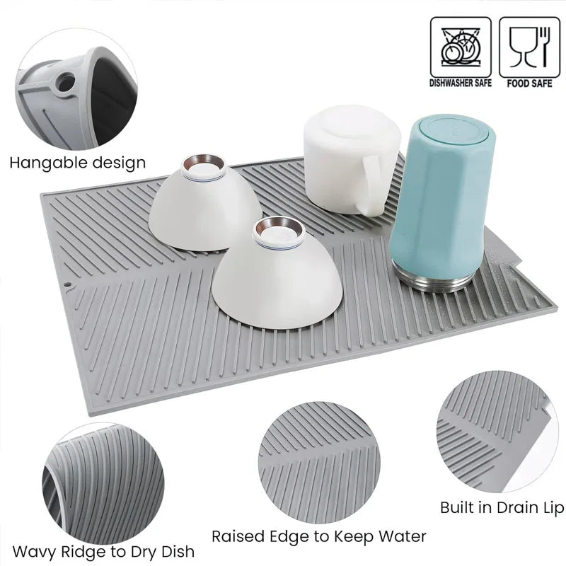 Silicone Drying Mat For Dishes