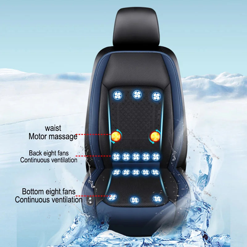 2 in 1 Car Chill & Massage seat cover
