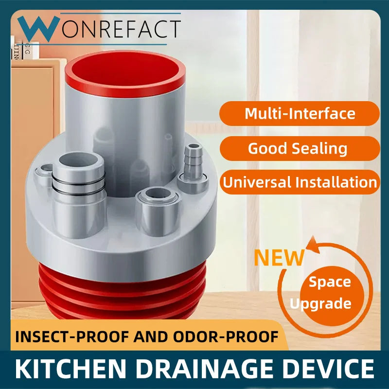 Anti odor Sink Drain Pipe Connector