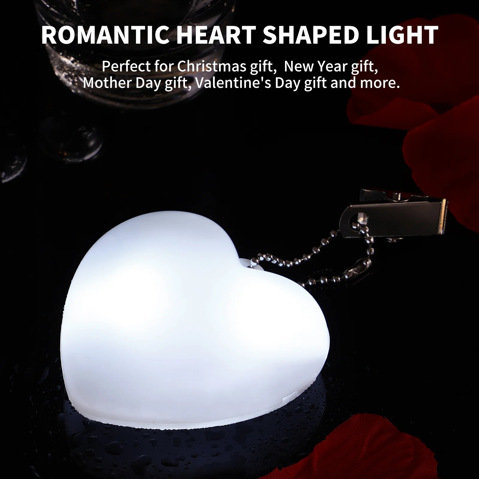 Romantic Heart Sensor Pocket Light