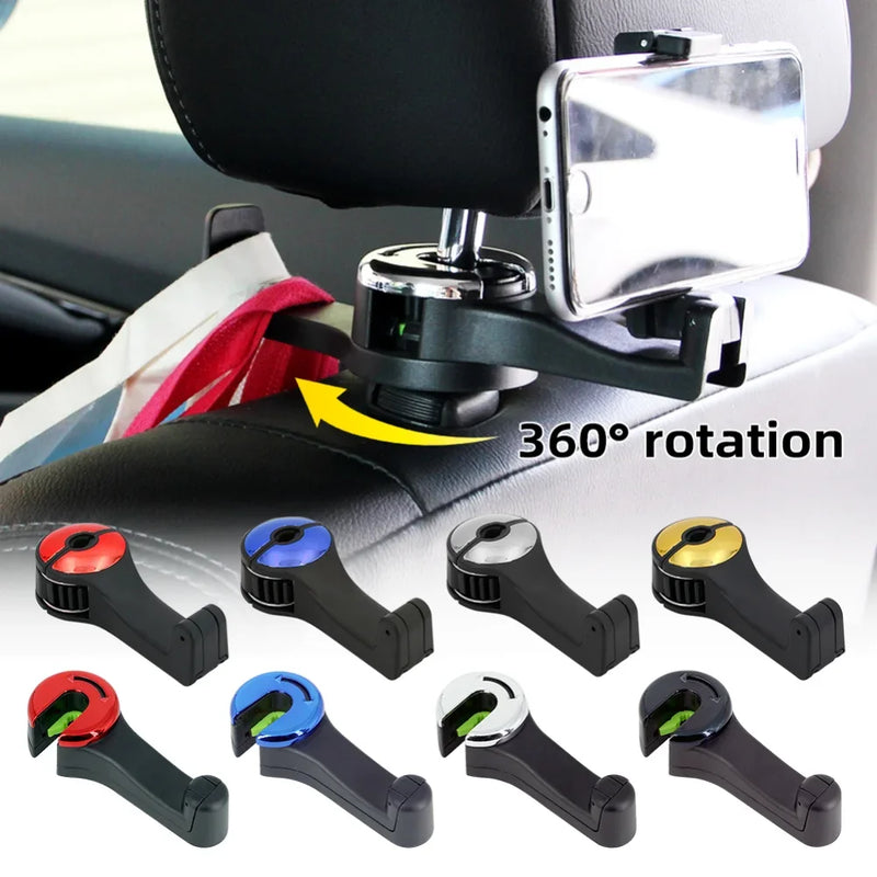 Car Headrest Hook Phone Holder