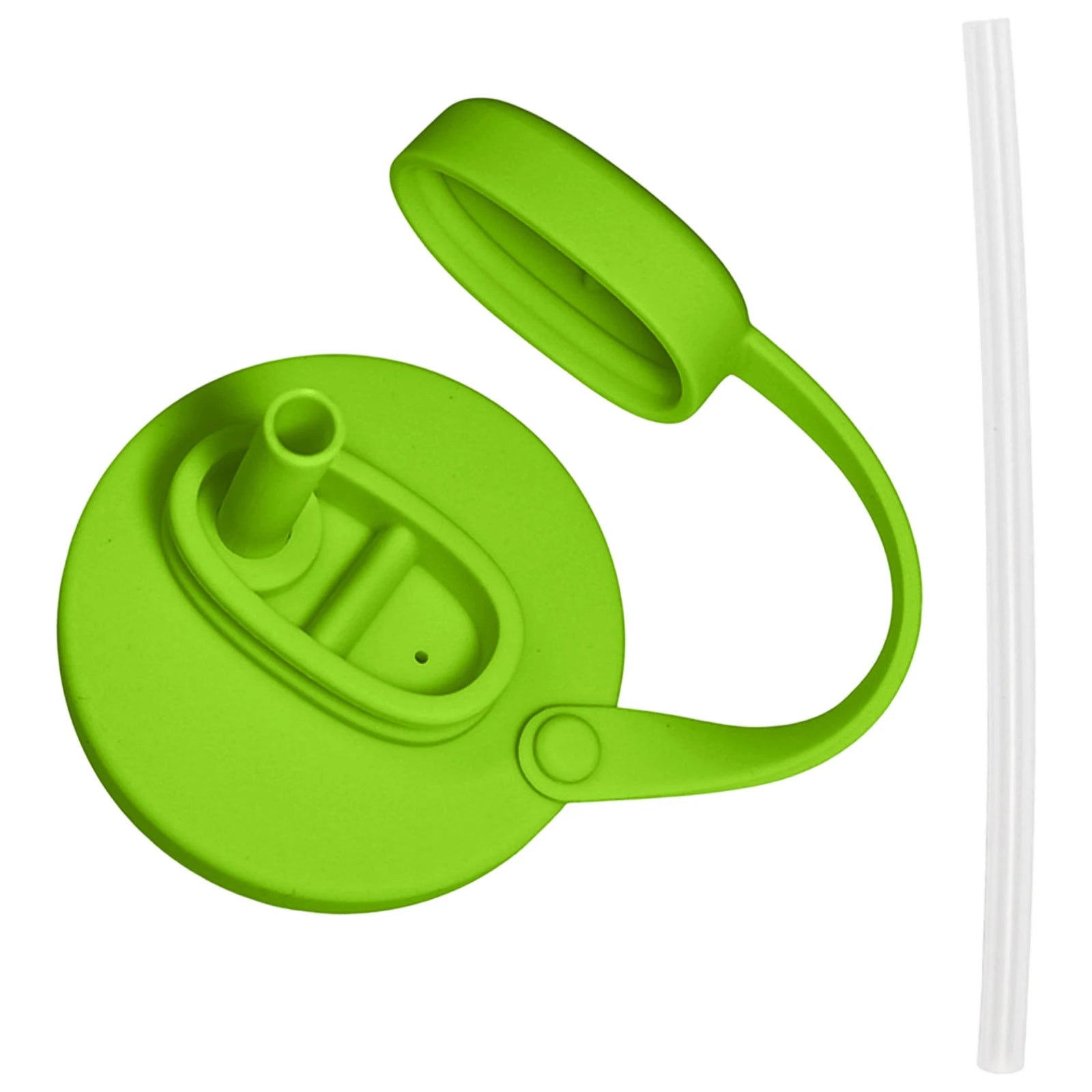 Silicon Can Lids with Straw