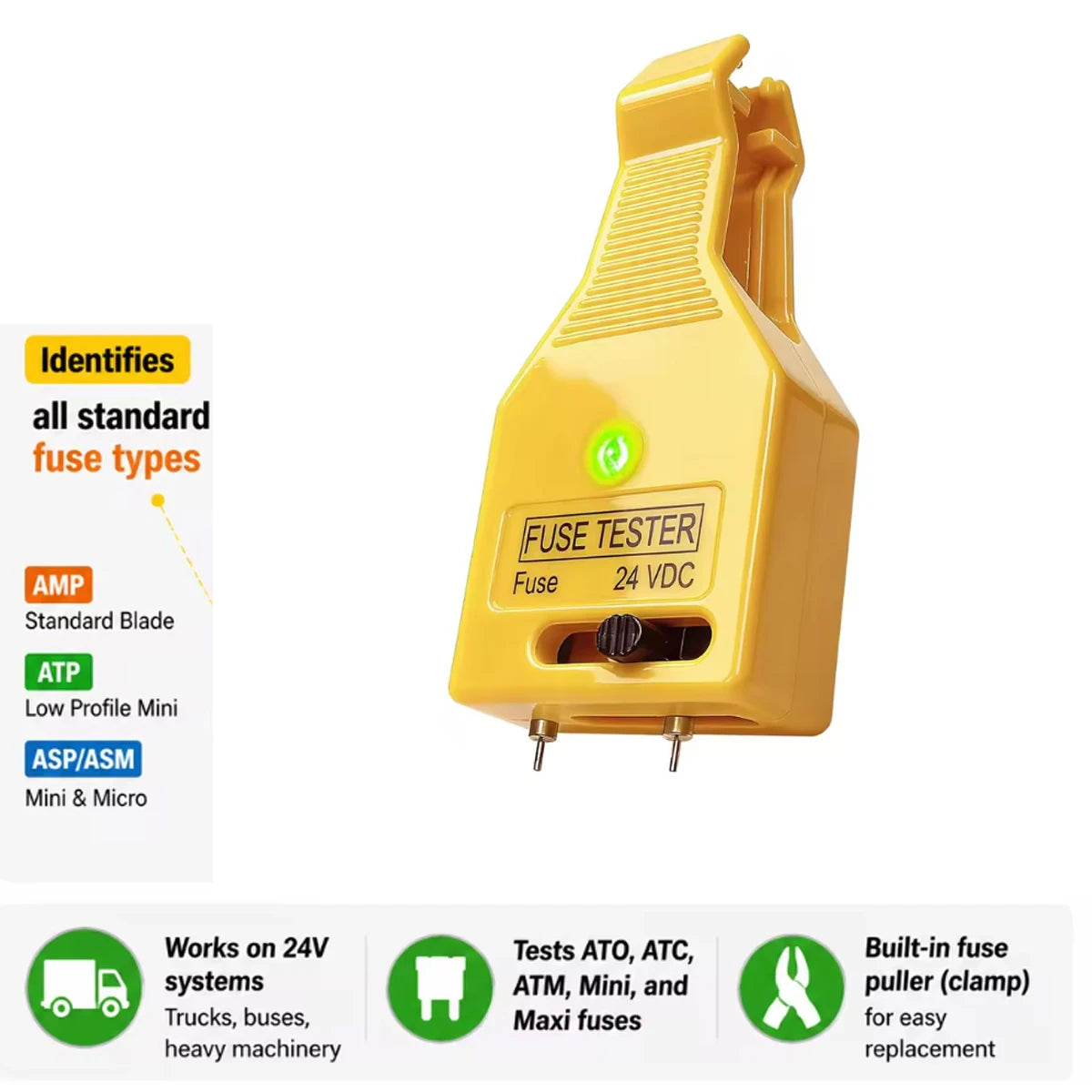Multi-Functional Automotive Fuse Checker Tool
