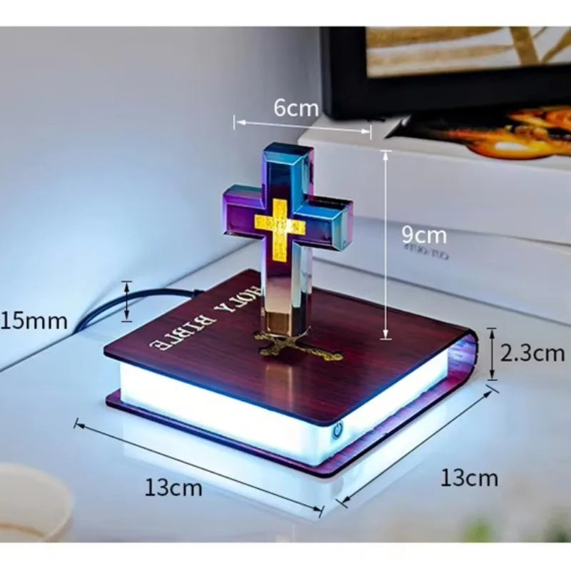 Levitating Holy Cross Lamp