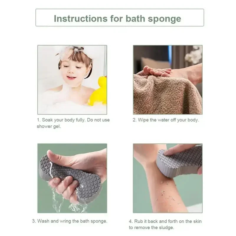 Exfoliating Bath Scrubbing Sponge