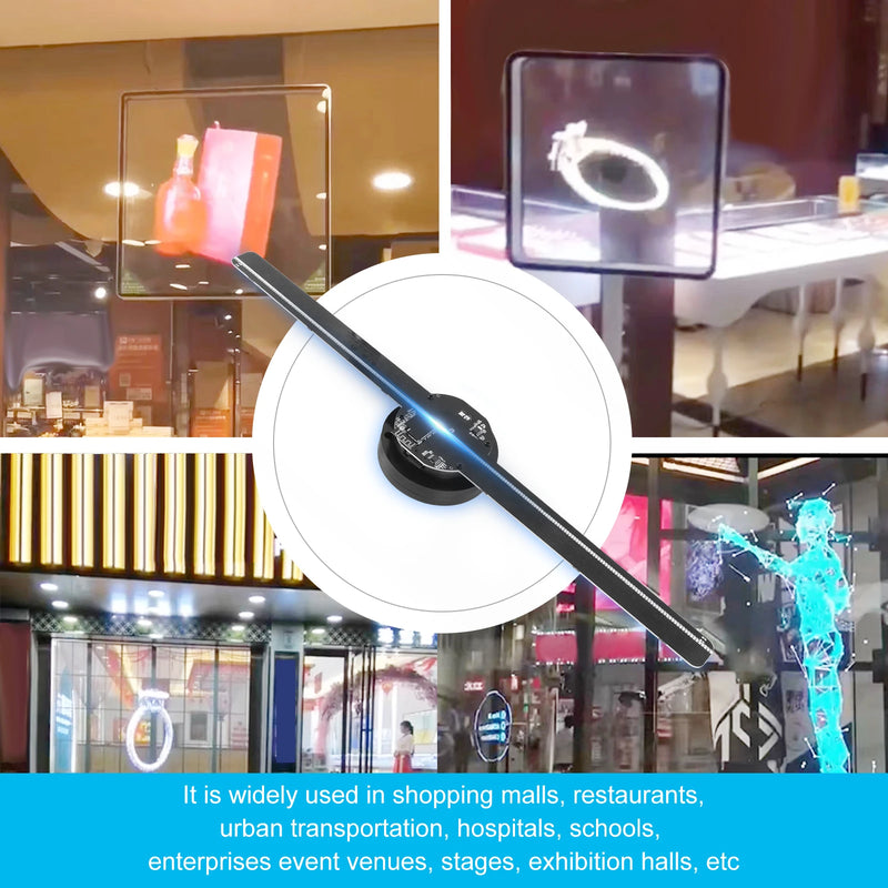 3D Holographic LED Fan Projector