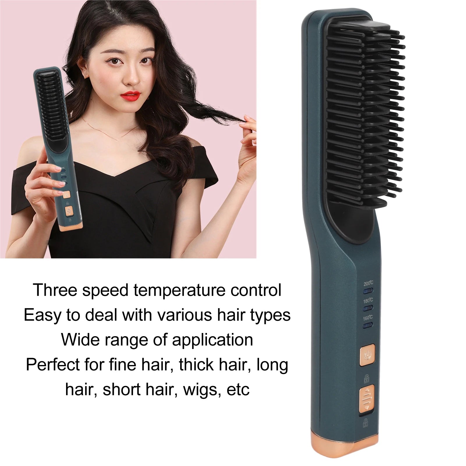 Multifunctional Cordless Hair Straightener