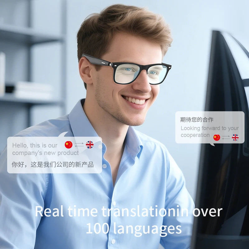 Smart AI Translation Sunglasses
