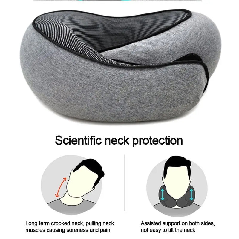 Memory Foam Travel Neck Pillow