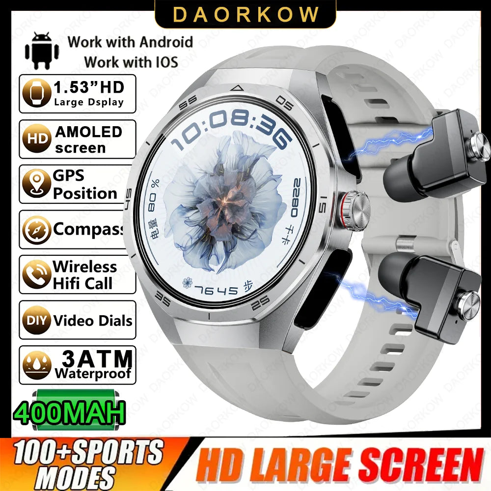 Smart Two-in-one Bluetooth Watch