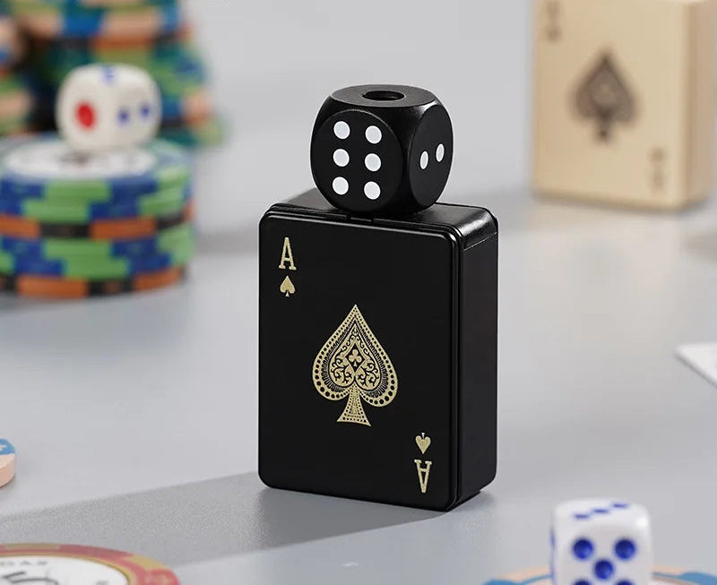 Poker Rotating Dice Lighter